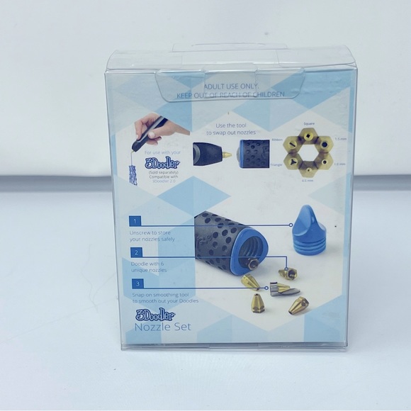NWT 3Doodler Nozzle Set - Picture 2 of 2